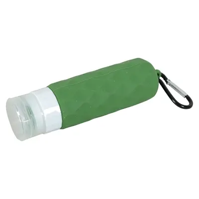 Zolux spoelfles voor hondenurine groen 4 x 4 x 14 cm – met karabijnhaak