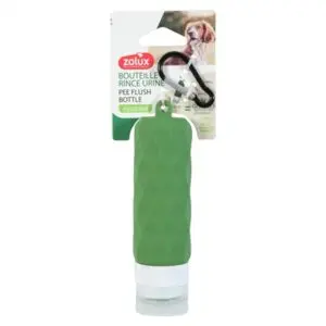 Zolux spoelfles voor hondenurine groen 4 x 4 x 14 cm – met karabijnhaak - Afbeelding 4