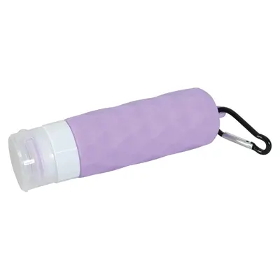 Zolux spoelfles voor hondenurine paars 4 x 4 x 14 cm – met karabijnhaak