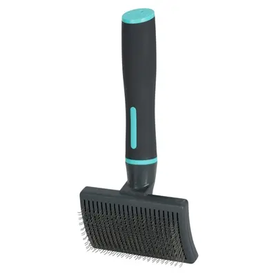 Zolux Anah slickerborstel intrekbaar M 9 x 5 x 19 cm – zwart/blauw