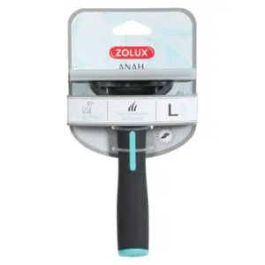 Zolux Anah Carding Super Brush L 10 x 2,5 x 15 cm – zwart/blauw - Afbeelding 4