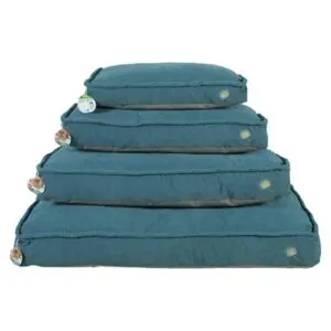 Zolux hondenkussen Toscane ribfluweel blauw 129 x 79 x 24 cm - Afbeelding 5