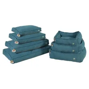 Zolux hondenkussen Toscane ribfluweel blauw 129 x 79 x 24 cm - Afbeelding 6