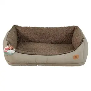 Zolux hondenmand Billy bruin 73 x 60 x 27 cm – pluche binnenzijde - Afbeelding 1