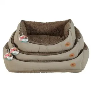 Zolux hondenmand Billy bruin 81 x 69 x 28 cm – schapenvachteffect - Afbeelding 5