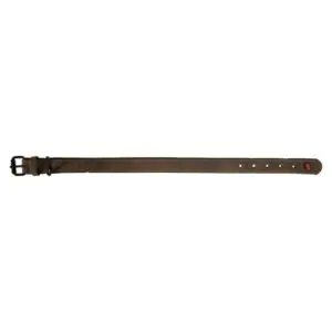 Zolux Expert halsband hond premium leer/neopreen bruin 80 x 3 cm - Afbeelding 5