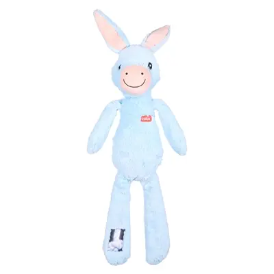 Zolux Furry Farm ezel Hassan pluche met touw blauw 69 cm – hondenspeeltje