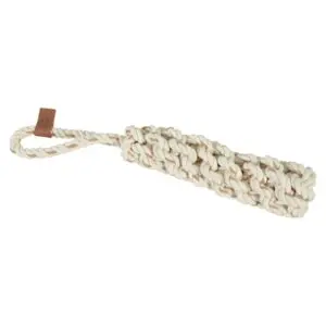 Zolux flostouw stam met greep Leather Touch 37 cm – katoen en rundleer - Afbeelding 1