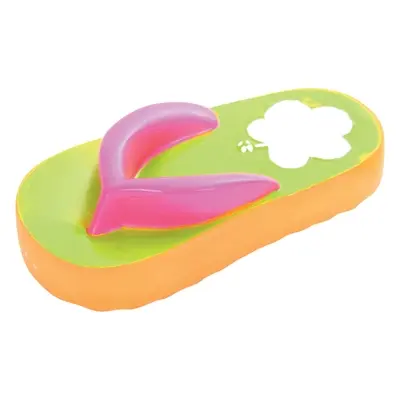 Zolux hondenspeeltje Flip-Flop teenslipper vinyl 12 cm – met pieper