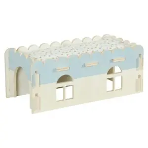 Zolux knaaghuis Cosy cavia uitbreiding hout 38 x 21 x 16,5 cm - Afbeelding 1