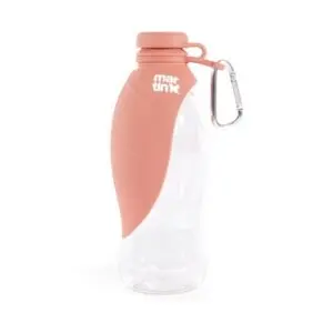 Martin drinkfles met siliconen drinkbak roze 500 ml - Afbeelding 1
