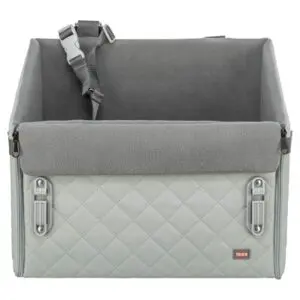 Trixie autostoel hond grijs 41 x 28,5 x 32 cm – honden tot 10 kg - Afbeelding 1