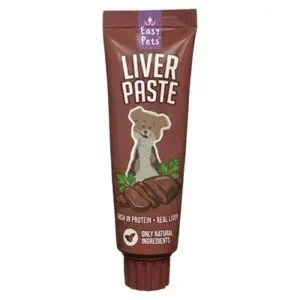 Easypets Lickables leverpasta 90 g – smeerbare snack voor honden - Afbeelding 1