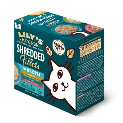 Lily's Kitchen kattenvoer Shredded Fillets multipack 8 x 70 g