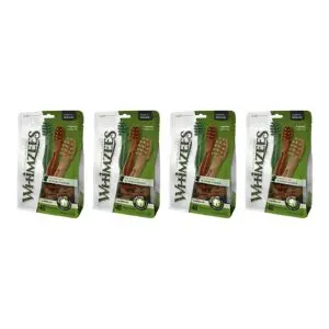 Whimzees Hond Small - Tandenborstel Vegetarische Kauwsnacks 8,5 cm - 4 x 24 stuks - Voordeelverpakking - Afbeelding 1