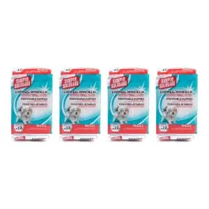 Simple Solution wegwerpluier teefjes S 38-48 cm – multipack 4 x 12 stuks - Afbeelding 1