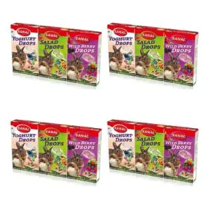 Sanal knaagdier drops groenten, bosvruchten, yoghurt – multipack 4 stuks - Afbeelding 1