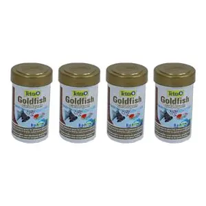 Tetra AnimIn Gold goudvisvoer spirulinavlokken 100 ml – multipack 4 stuks - Afbeelding 1