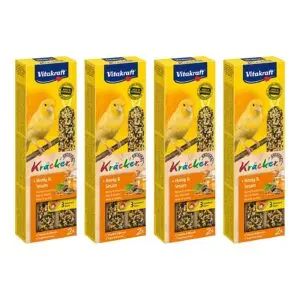 Vitakraft kanarie kracker honing 2 in 1 – multipack 4 x 2 stuks - Afbeelding 1