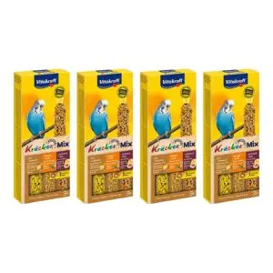 Vitakraft parkiet kracker honing, fruit en ei – multipack 4 x 3 stuks - Afbeelding 1