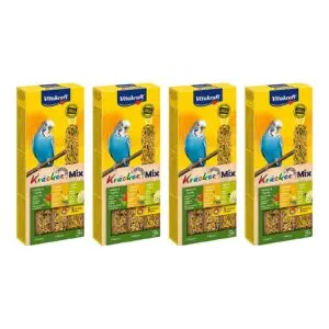 Vitakraft parkietenkracker vijg, banaan, kiwi – multipack 4 x 3 stuks - Afbeelding 1