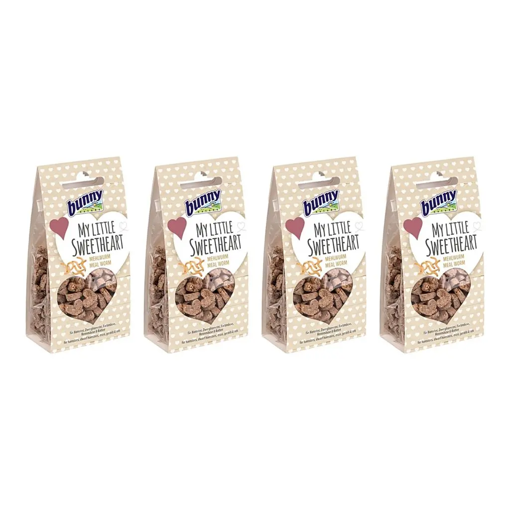 Bunny Nature My Little Sweetheart meelworm 30 g – multipack 4 stuks