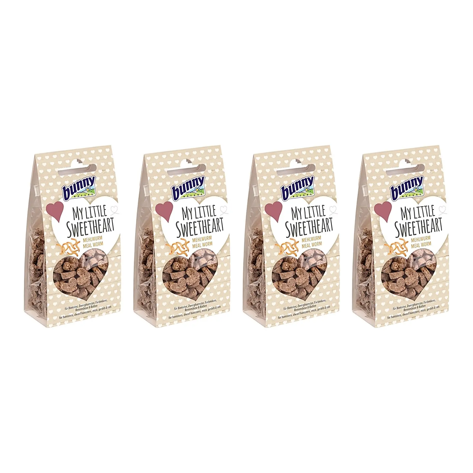 Bunny Nature My Little Sweetheart meelworm 30 g – multipack 4 stuks - Afbeelding 1