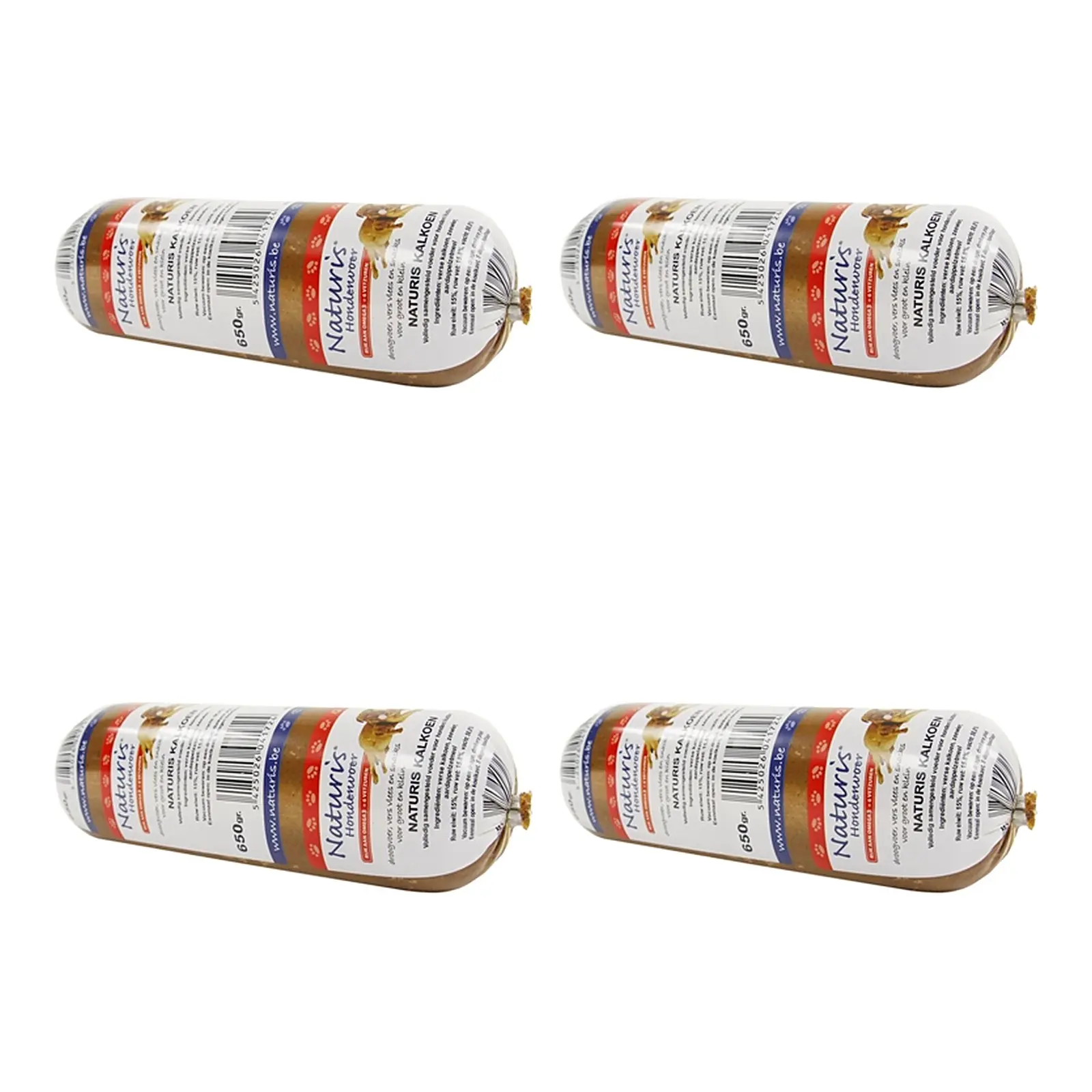 Naturis houdbaar hondenvoer kalkoen 650 g – multipack 4 stuks - Afbeelding 1
