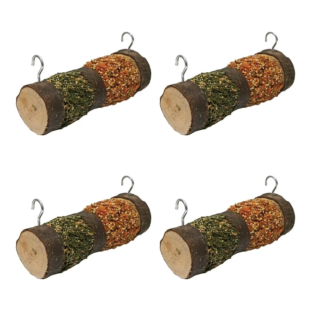 Rosewood Naturals knaagrol wortel en peterselie 16 cm – multipack 4 stuks
