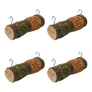 Rosewood Naturals knaagrol wortel en peterselie 16 cm – multipack 4 stuks - Afbeelding 1
