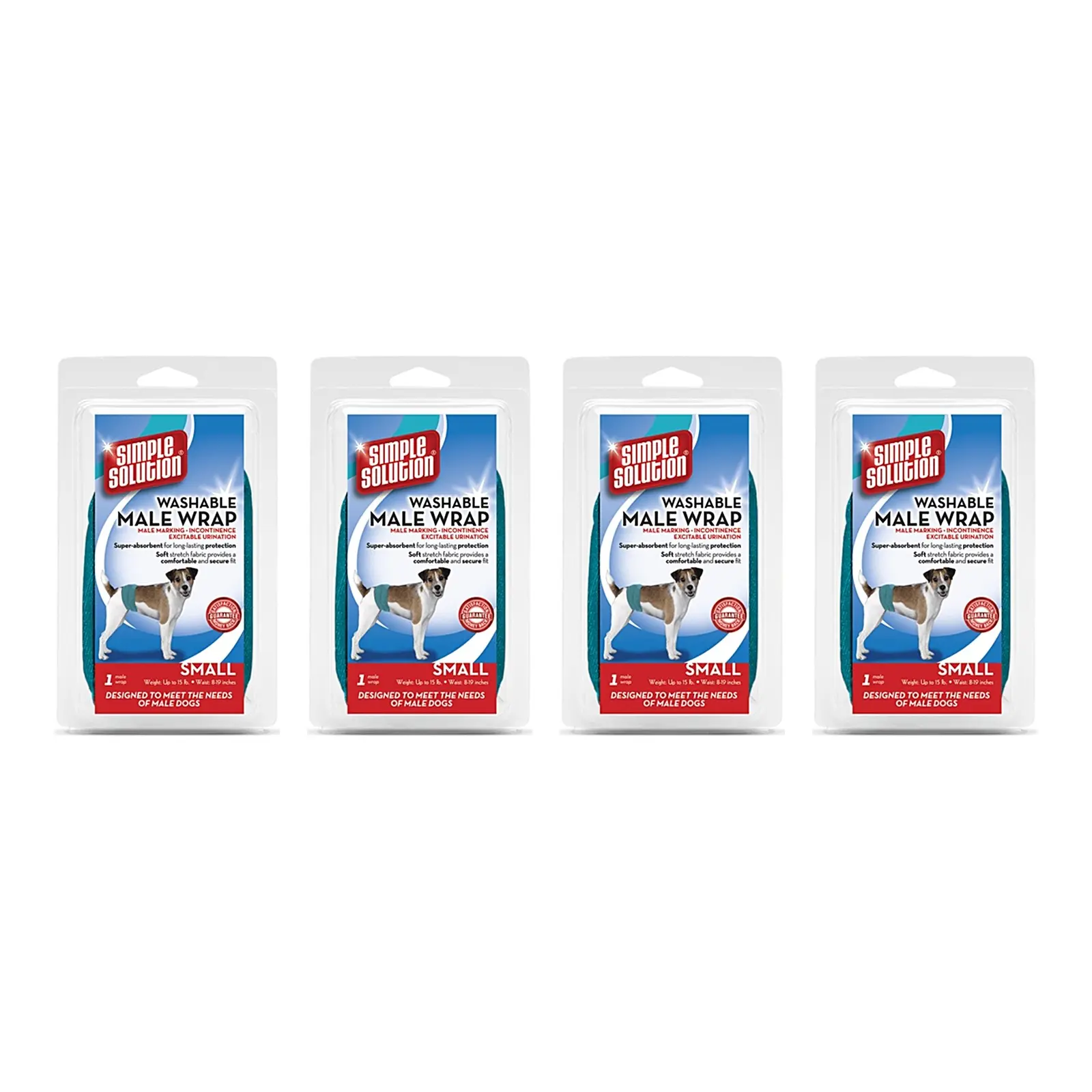 Simple Solution wasbare plasband reu S 20-48 cm – multipack 4 stuks - Afbeelding 1