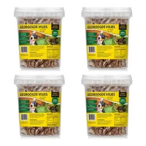 Utopia gedroogde visjes voor hond en kat 1,2 l – multipack 4 stuks - Afbeelding 1
