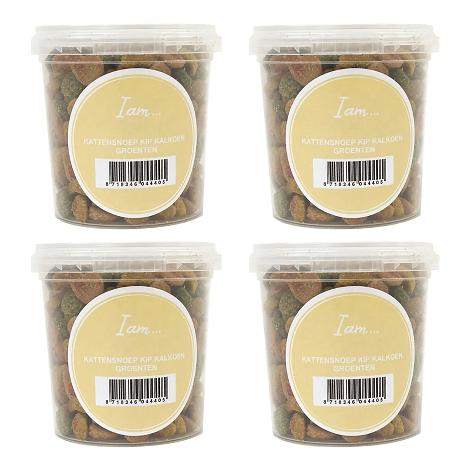 I Am kattensnoepjes kip, kalkoen en groenten 70 g – multipack 4 stuks - Afbeelding 1