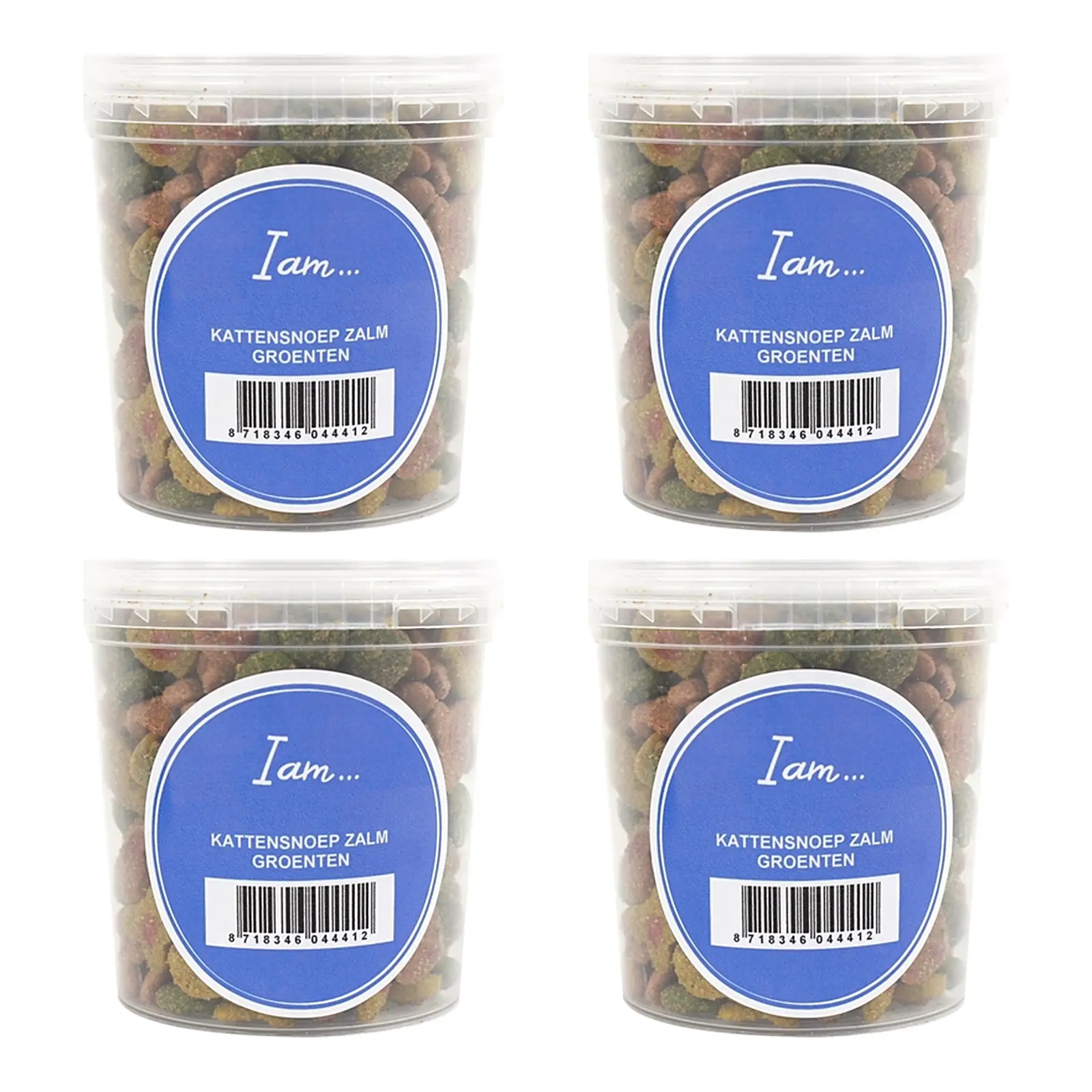 I Am kattensnoepjes zalm en groenten 70 g – multipack 4 stuks - Afbeelding 1