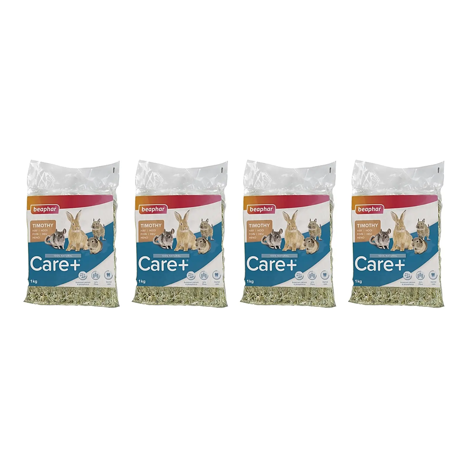 Beaphar Timothy hooi laag calcium 1 kg – multipack 4 stuks - Afbeelding 1