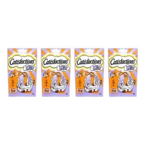 Catisfactions kattensnack kip en eend 60 g – multipack 4 stuks - Afbeelding 1