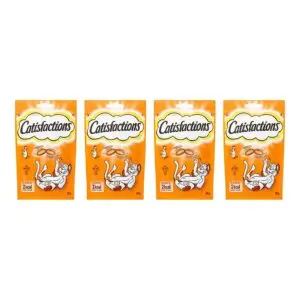Catisfactions kattensnack kip met zachte vulling 60 g – multipack 4 stuks - Afbeelding 1