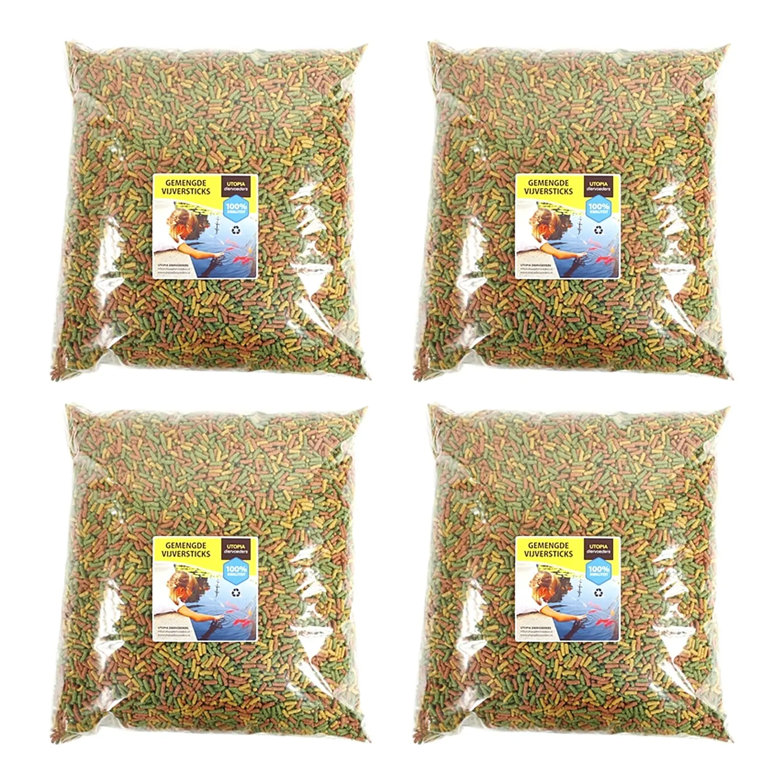 Utopia vijvervoer gemengde vijversticks 1200 g – multipack 4 stuks - Afbeelding 1
