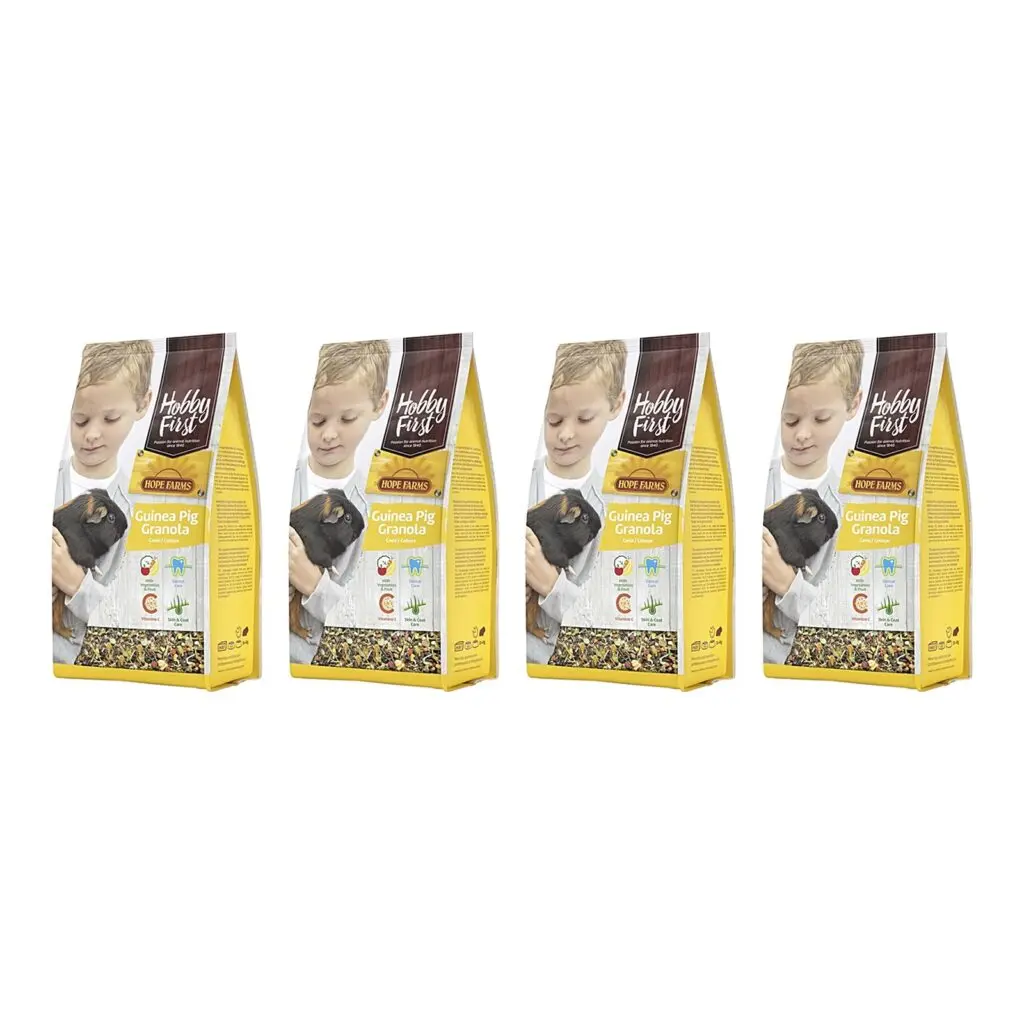 Hobbyfirst Hopefarms caviavoer Granola 2 kg – multipack 4 stuks