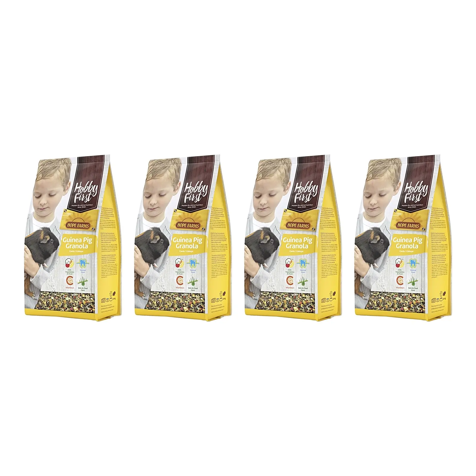 Hobbyfirst Hopefarms caviavoer Granola 2 kg – multipack 4 stuks - Afbeelding 1