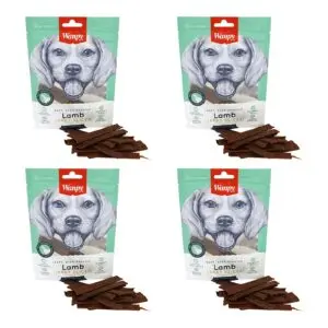 Wanpy Soft lamsvlees jerky slices hondensnack 100 g – multipack 4 stuks - Afbeelding 1