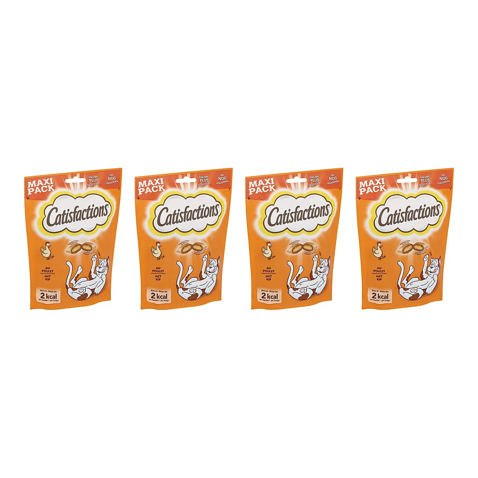 Catisfactions kattensnack kip 180 g – multipack 4 stuks - Afbeelding 1