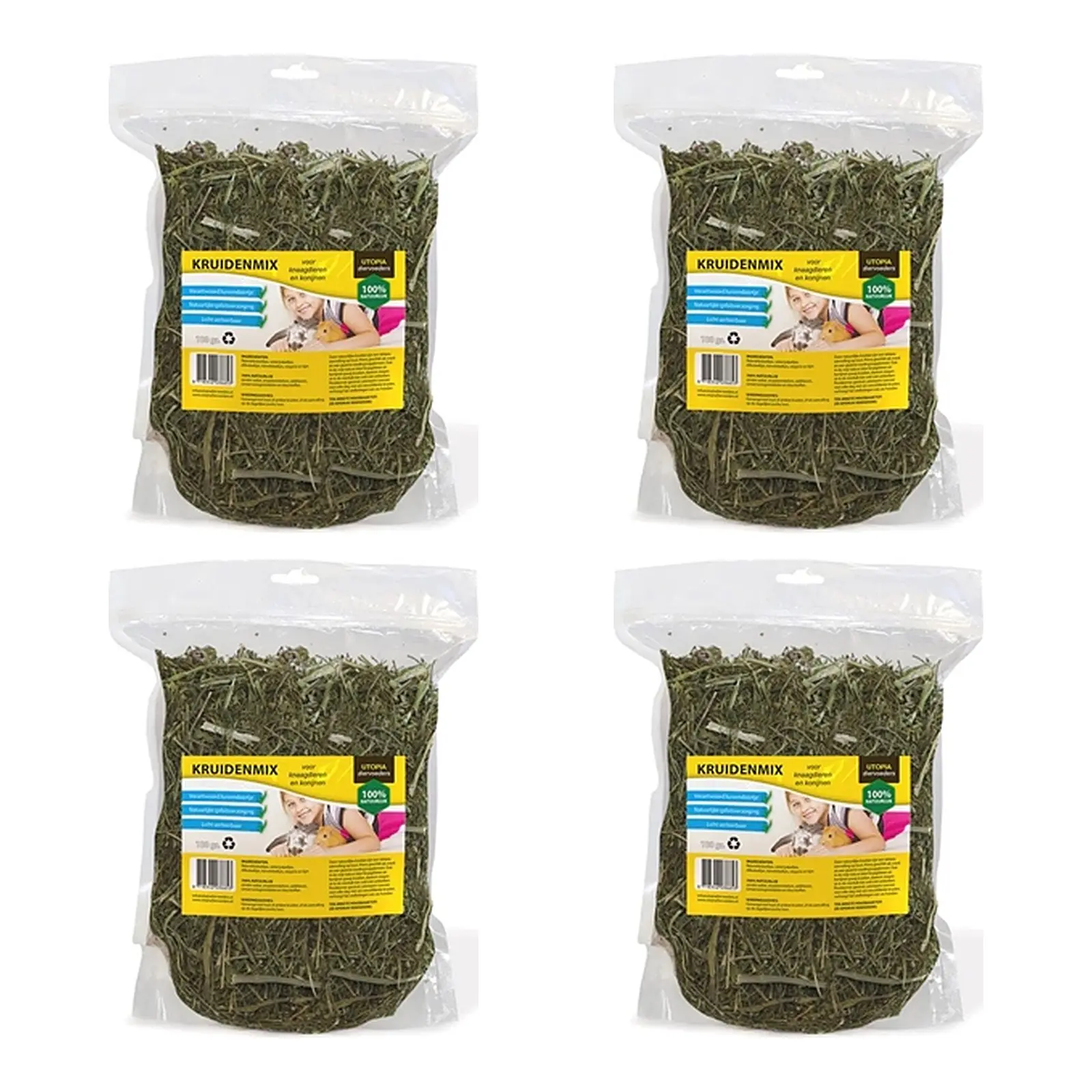 Utopia kruidenmix knaagdieren 100 g – peterselie, dille – multipack 4 stuks - Afbeelding 1