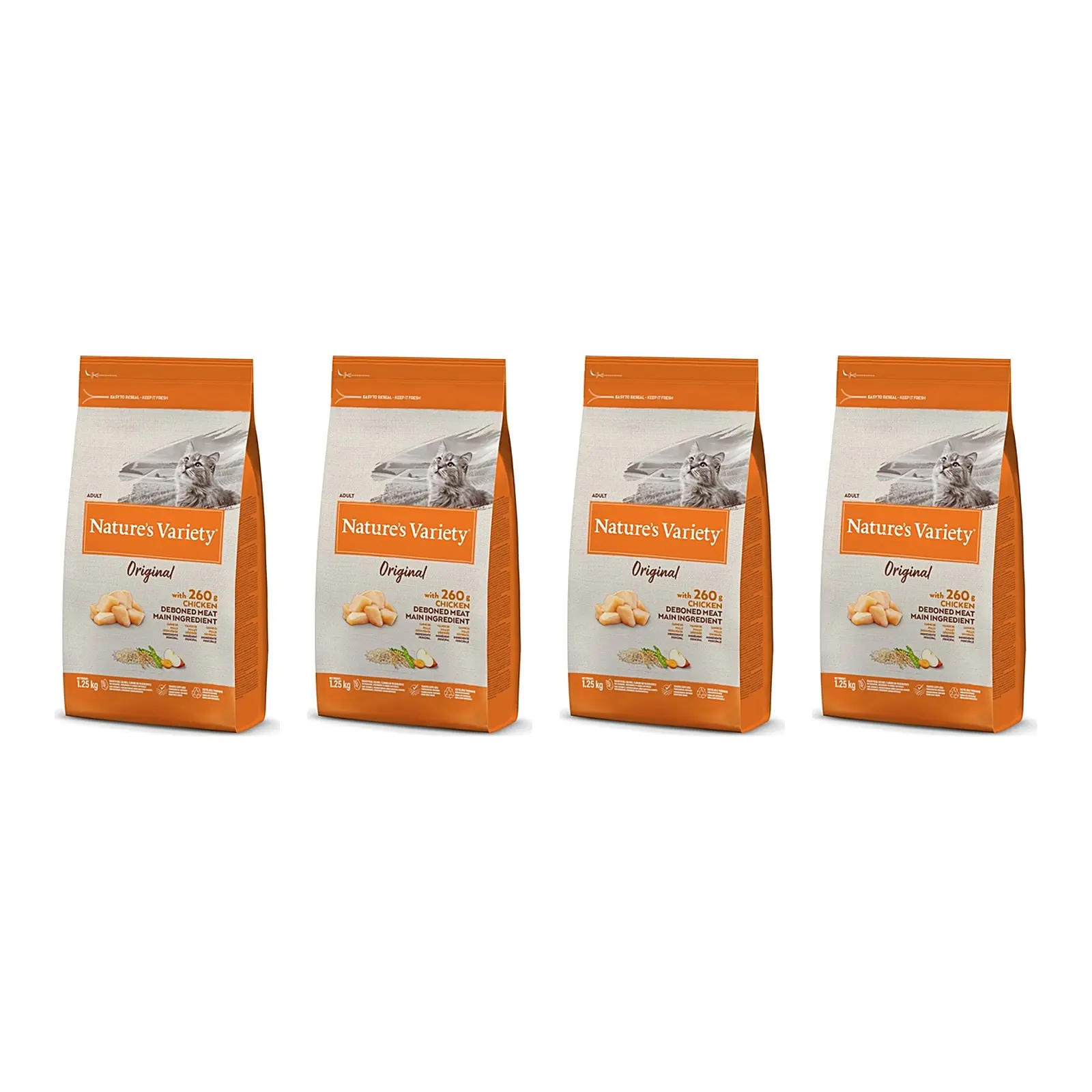 Nature's Variety Original kattenvoer kip 1,25 kg – multipack 4 stuks - Afbeelding 1