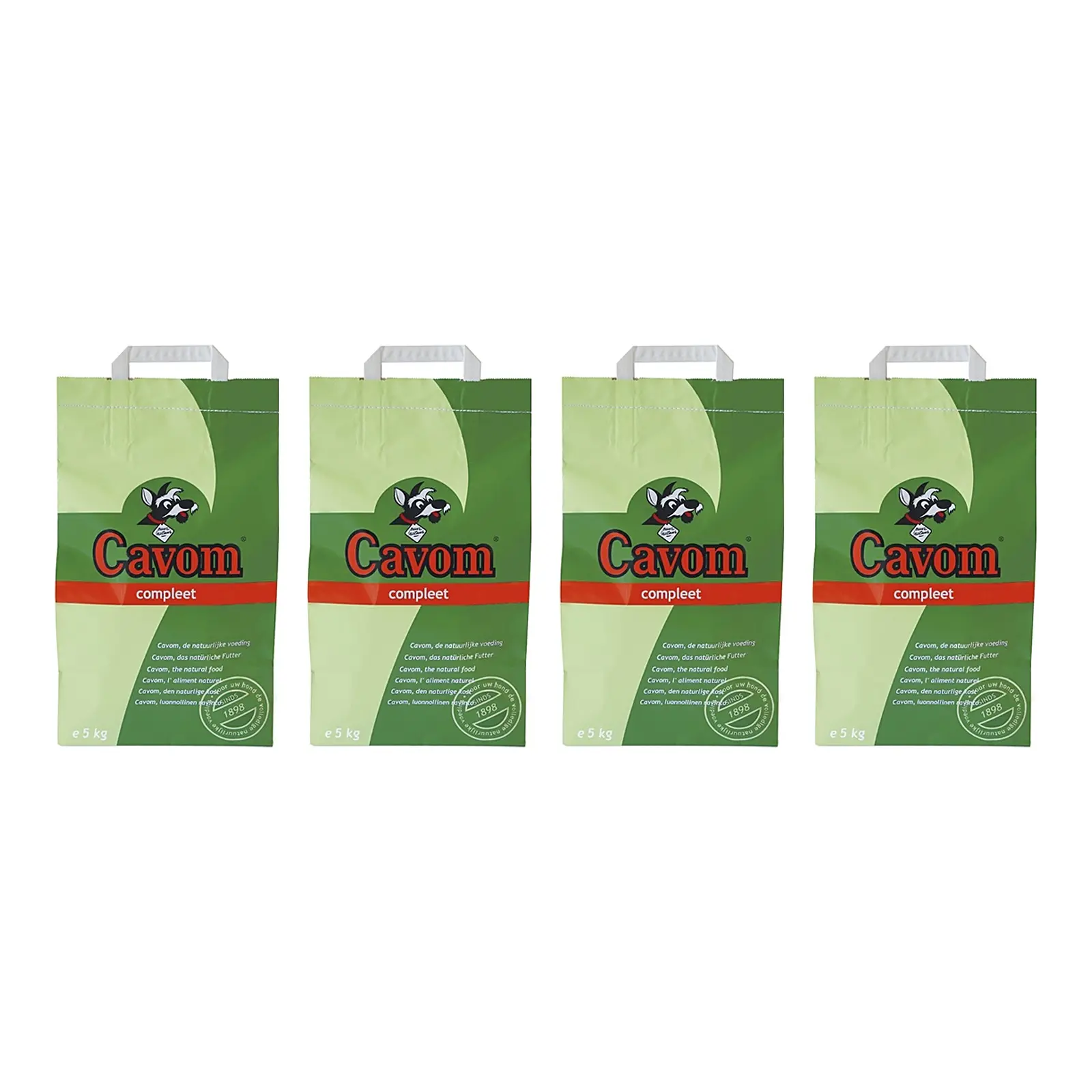 Cavom Compleet hondenvoer volwassen honden 5 kg – multipack 4 stuks - Afbeelding 1