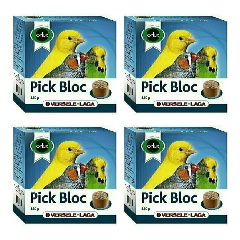 Orlux Pick Bloc piksteen vogel 350 g – multipack 4 stuks