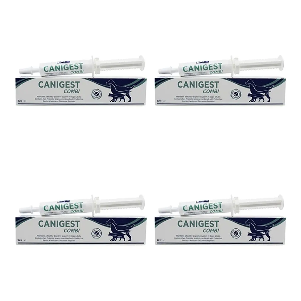 TRM Canigest Combi spuitpasta 16 ml – 4 stuks, spijsvertering honden (multipack)