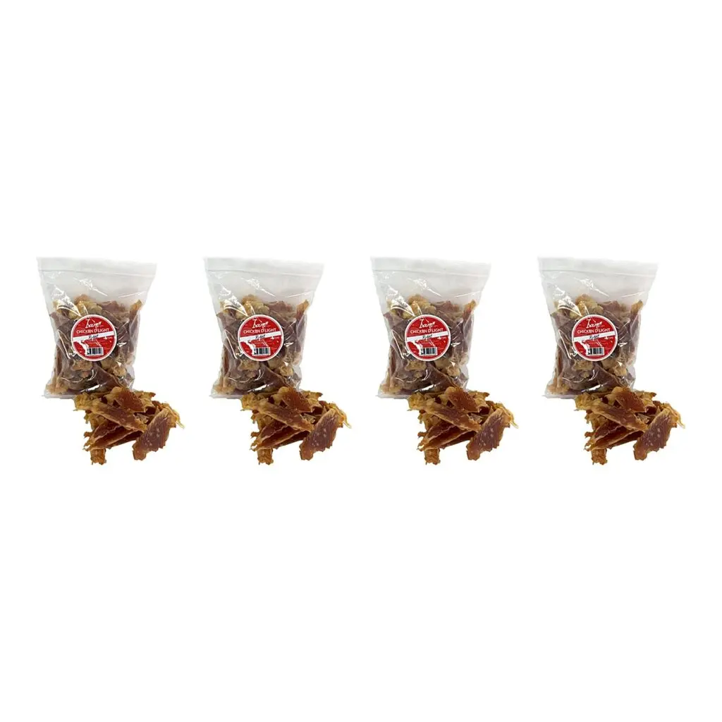 I Am Chicken D'Light Rabbit hondensnack 30 stuks – 4 stuks, kip en konijn (multipack)