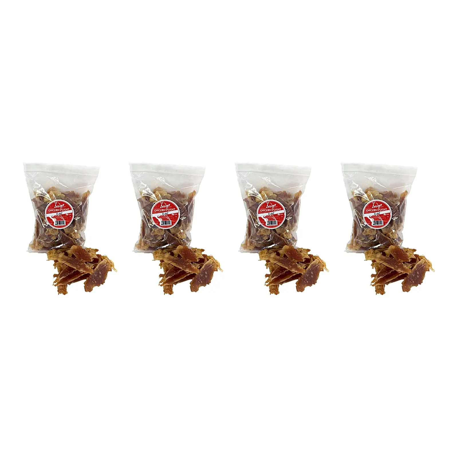 I Am Chicken D'Light Rabbit hondensnack 30 stuks – 4 stuks, kip en konijn (multipack) - Afbeelding 1