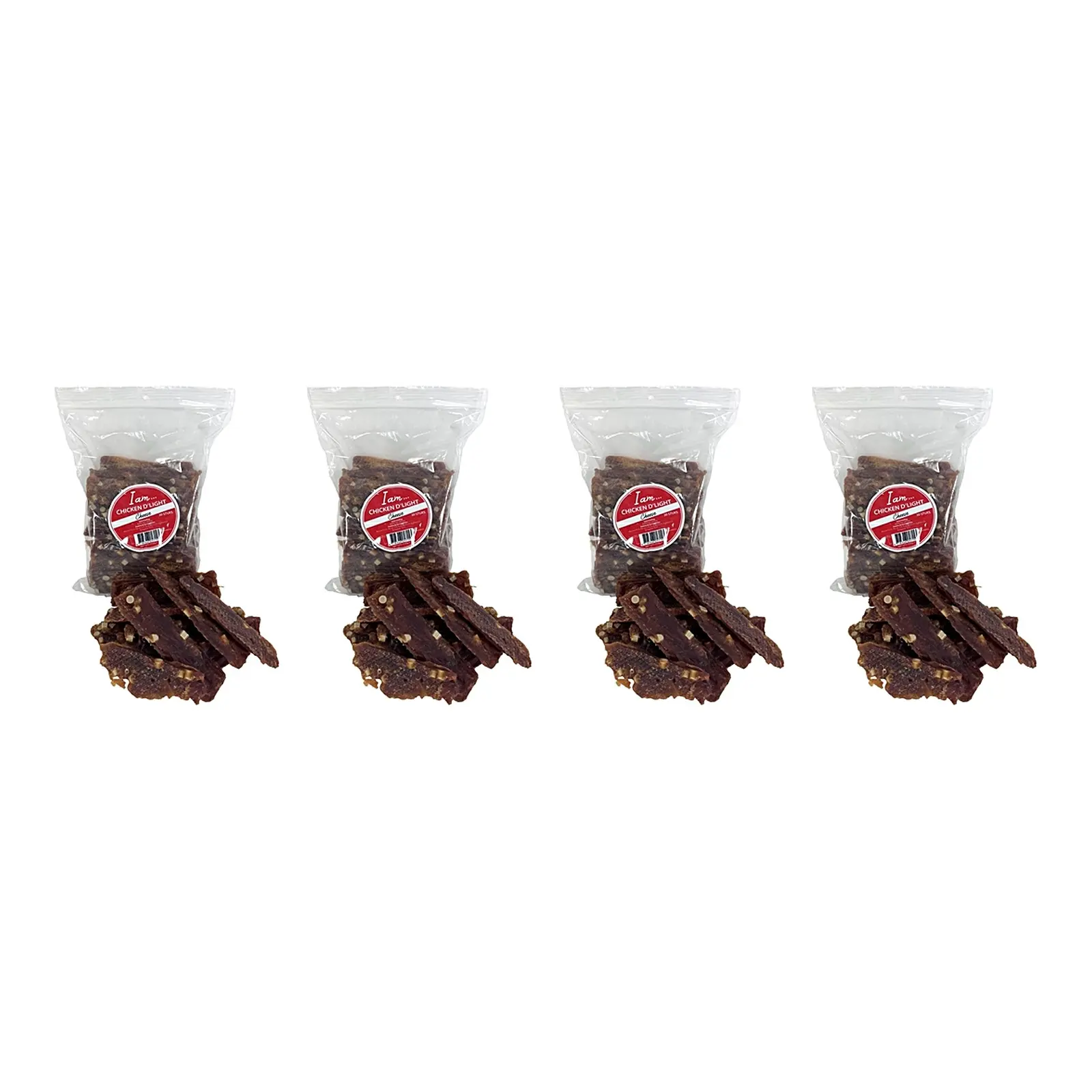 I Am Chicken D'Light kipfilet en kaas hondensnack 30 stuks – 4 stuks (multipack) - Afbeelding 1